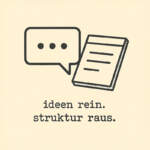 Typewriter Art / Art Typing zu "KI"