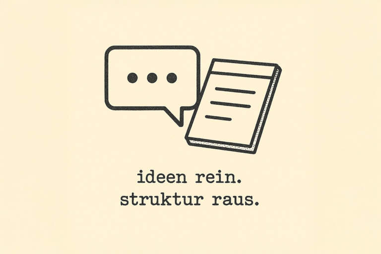 Typewriter Art / Art Typing zu "KI"