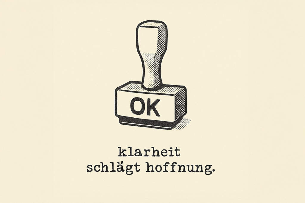 Typewriter Art / Art Typing zu "mein erster Eindruck"