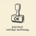 Typewriter Art / Art Typing zu "mein erster Eindruck"