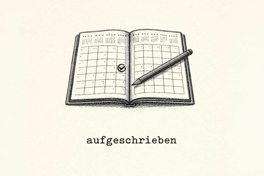 kalender 2026: was man aufschreibt, passiert