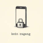 Typewriter Art / Art Typing zu "kein zugang"