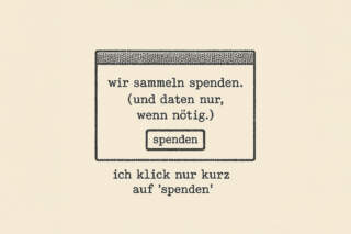 Online spenden sammeln: Der „Spendenbutton“ ist selten das Problem.