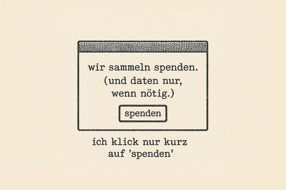 Online spenden sammeln: Der „Spendenbutton“ ist selten das Problem.